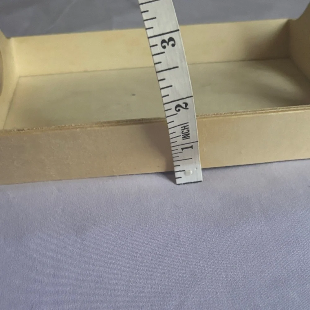 Cream Wooden Tray